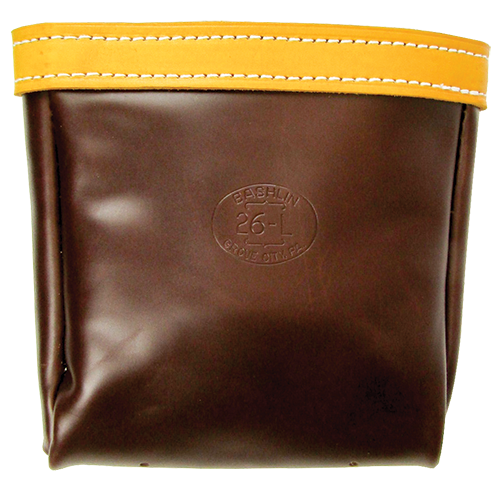 Very Heavy, Durable Leather Bolt and Nut Bag