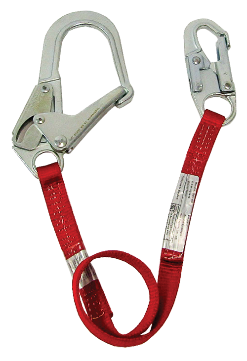 1" Nylon web with SL6650A rope snaphook and 5395A large ladder snaphook on the ends