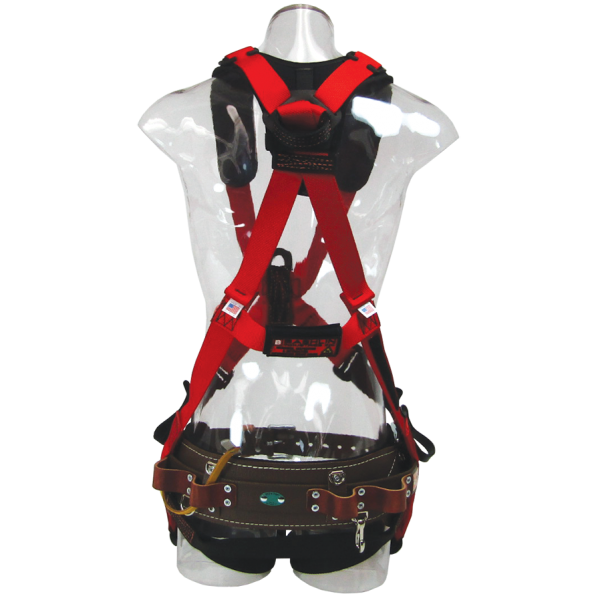 "X" Style Harness with nylon loop back attachment and 656CM tool belt